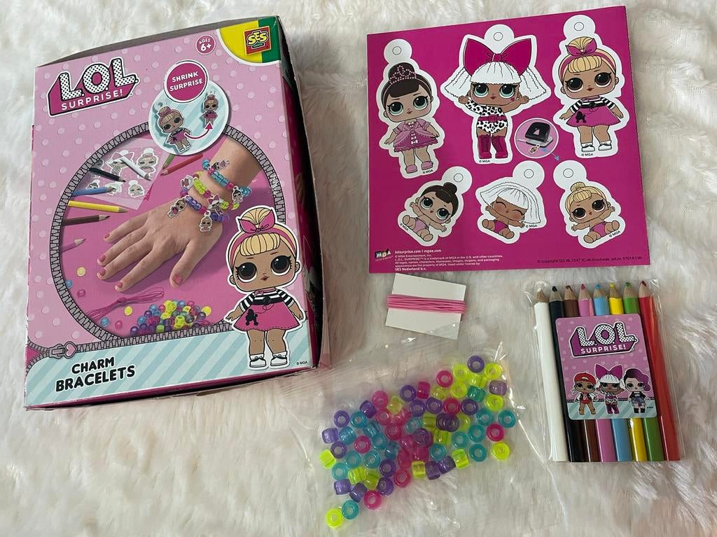 Nieuwe lol surprise kralenset, Hobby en Vrije tijd, Knutselen, Ophalen of Verzenden, Zo goed als nieuw