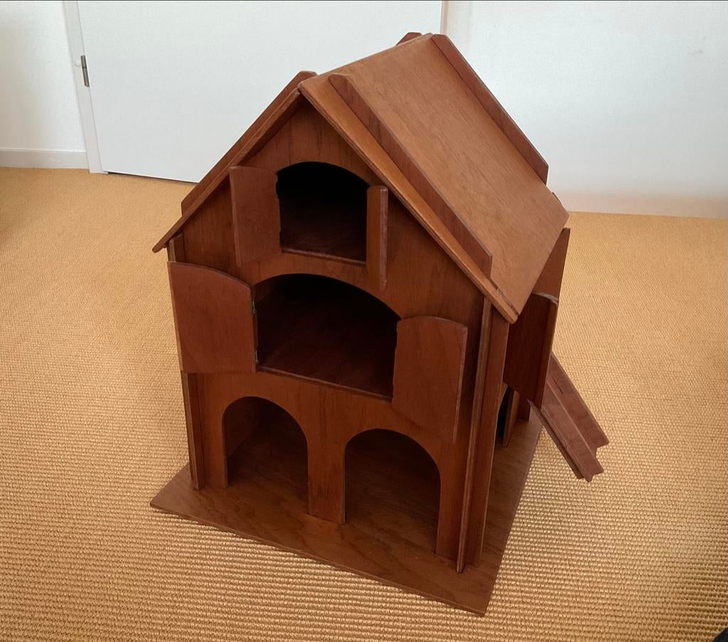 Houten Graan/Meelpakhuis Speelgoed - Demonteerbaar, Ophalen of Verzenden, Gebruikt, Jongen of Meisje