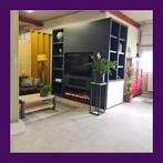 Prachtige Cinewall met Haard - Showroom Model, 200 cm of meer, Modern, Strak, Ophalen of Verzenden, Zo goed als nieuw