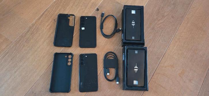 Samsung S22  Phantom Black, Telecommunicatie, Mobiele telefoons | Samsung, Gebruikt, Galaxy S22, 128 GB, Zonder abonnement, Zonder simlock