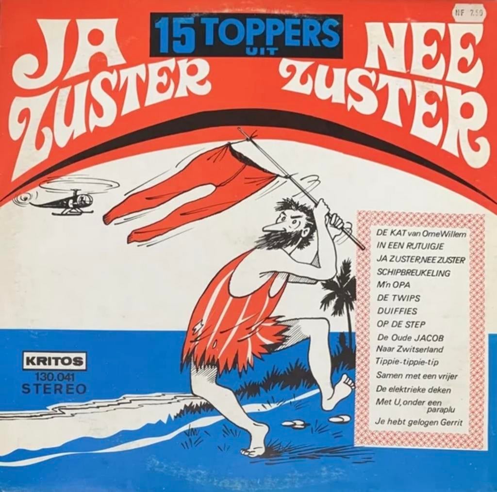 Ja Zuster Nee Zuster - 15 Toppers LP, Ophalen, Gebruikt, Nederlandstalig