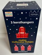 Kersthangers hollandse huisjes 3 mini postcodeloterij nieuw, Ophalen of Verzenden, Nieuw