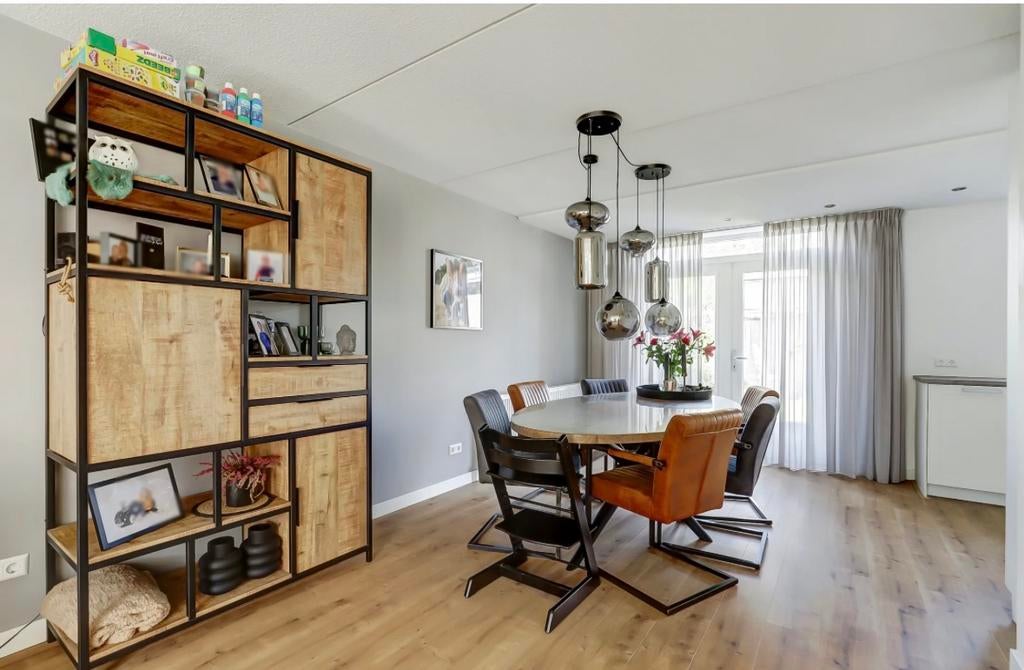 Stoelen grijs, 3 stuks, Huis en Inrichting, Stoelen, Ophalen, Gebruikt, Metaal, Drie