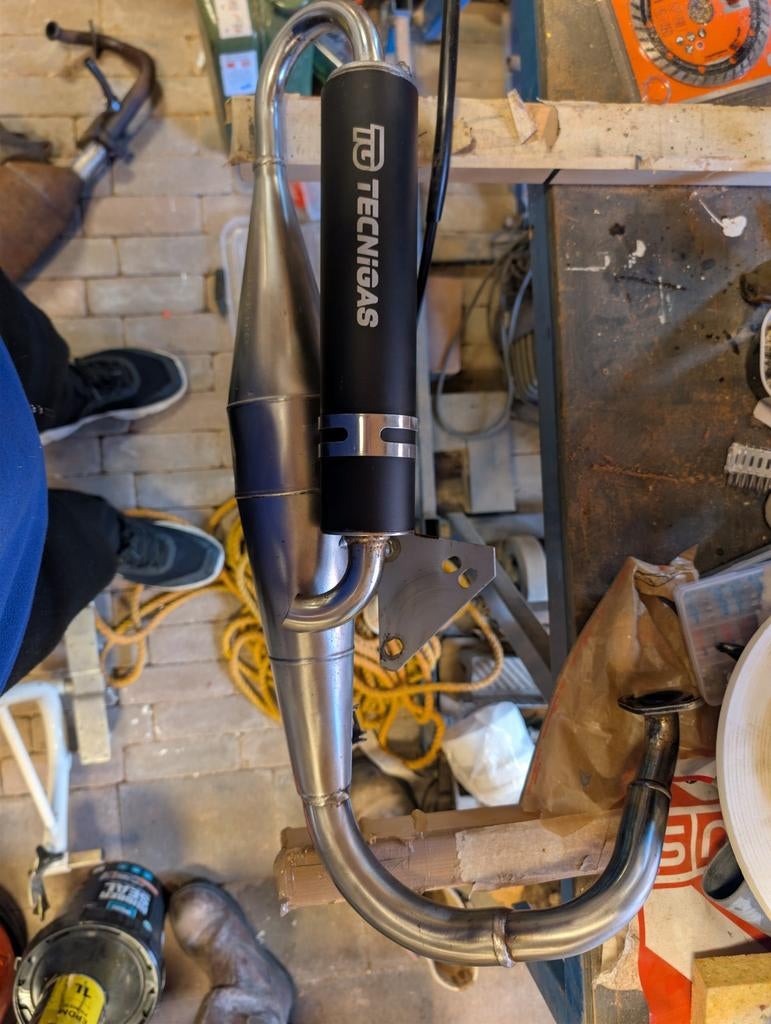 Technigas terugloop uitlaat - Zo goed als nieuw, Ophalen, Zo goed als nieuw, Uitlaat, Overige merken