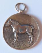 Verzilverde medaille 1e prijs 1958 Hengst Veulen,Trekpaard,, Verzenden, Overige materialen, Nederland