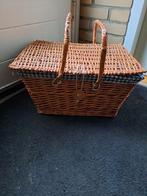 Mooie grote stevige rieten mand zgan, Ophalen, Zo goed als nieuw