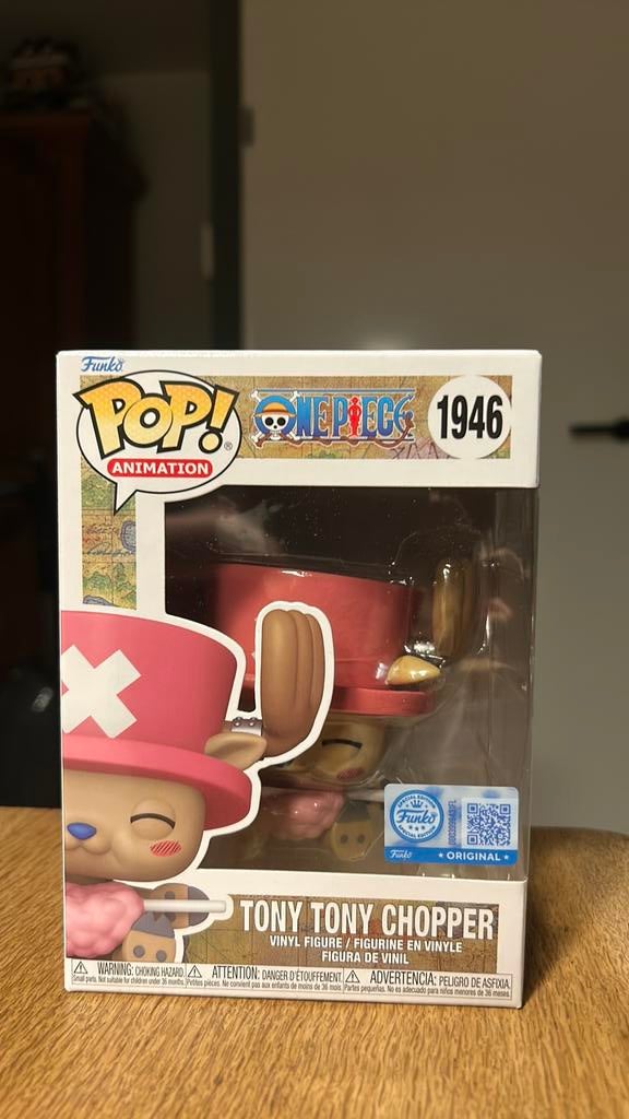 Funko pop! One piece Tony Tony Chopper 1946 Exclusive, Ophalen of Verzenden, Zo goed als nieuw