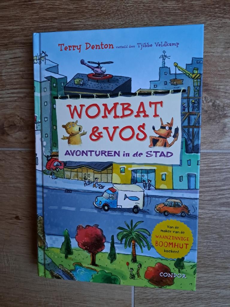 Wombat & Vos: Avonturen in de Stad, Ophalen of Verzenden, Zo goed als nieuw, Terry Denton, Fictie algemeen