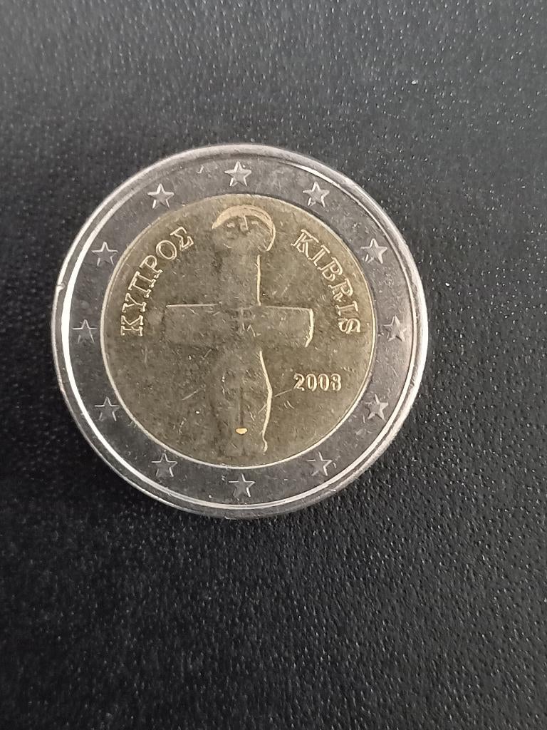 052: 2 Euromunt in nieuwstaat Cyprus (2008), Postzegels en Munten, Munten | Europa | Euromunten, Verzenden, Cyprus, 2 euro, Losse munt