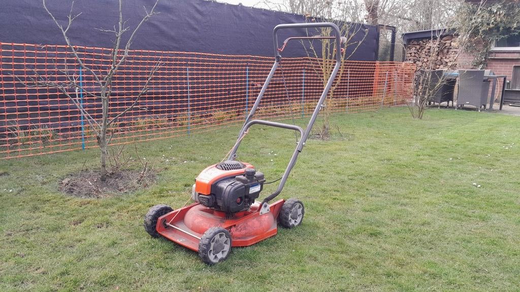 Husqvarna LB 146P mulchmaaier mulch maaier grasmaaier, Tuin en Terras, Grasmaaiers, Ophalen, Cirkelmaaier, Gebruikt, Mulchfunctie