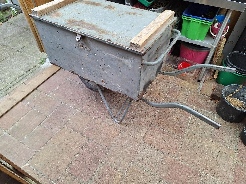 Gereedschapskruiwagen matador, Ophalen, Gebruikt, Handmatig, Eenwielig