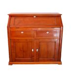 Antieke kersen houten secretaire., Ophalen