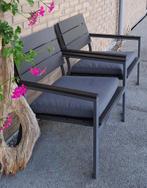 Prachtige lounge tuinstoelen,  Bellagio, Ophalen, Zo goed als nieuw, Aluminium, Stapelbaar