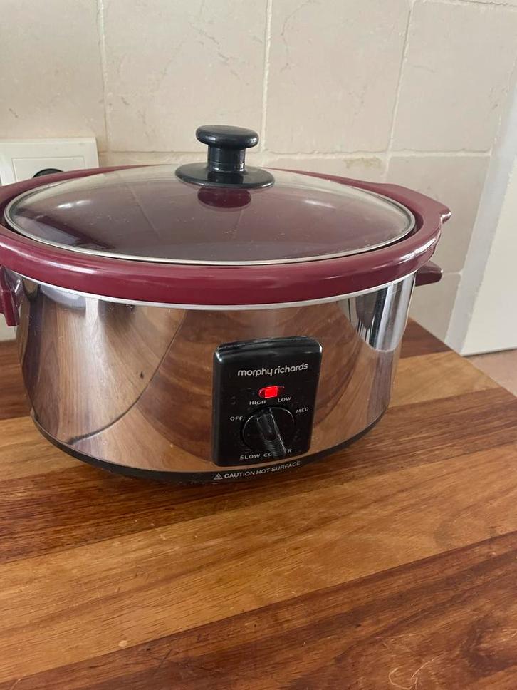 Morphy Richards Slowcooker 3,5 liter - Weinig gebruikt, Witgoed en Apparatuur, Slowcookers, Zo goed als nieuw, Ophalen of Verzenden
