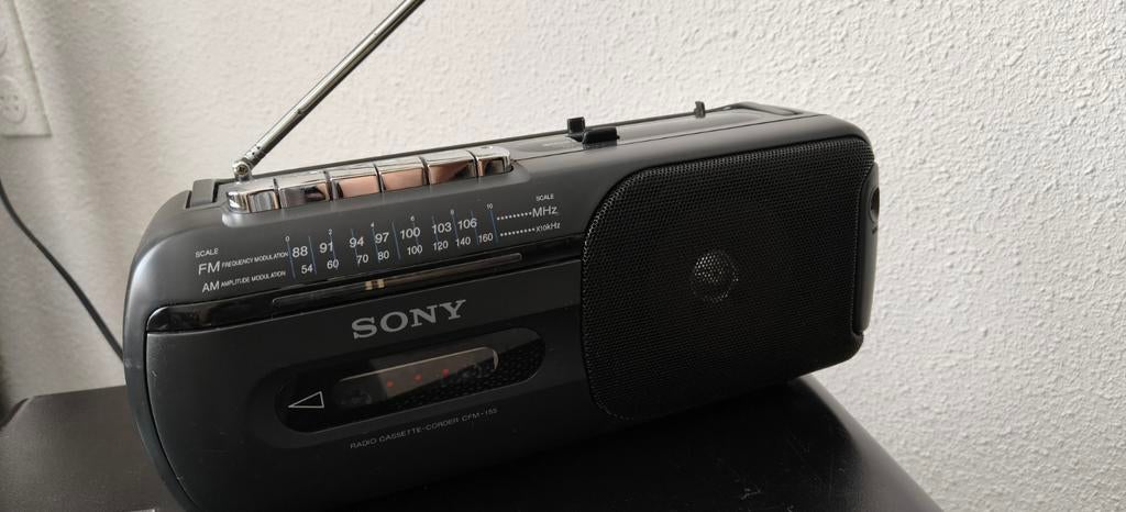Sony radio cassette speler, Audio, Tv en Foto, Ophalen of Verzenden, Zo goed als nieuw