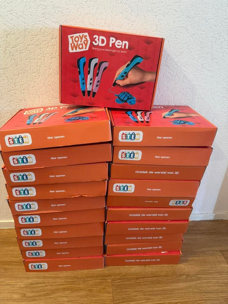 Partij 3D pennen NIEUW | Partij speelgoed, Ophalen of Verzenden, Zo goed als nieuw, Overige genres, 2 t/m 25 bandjes