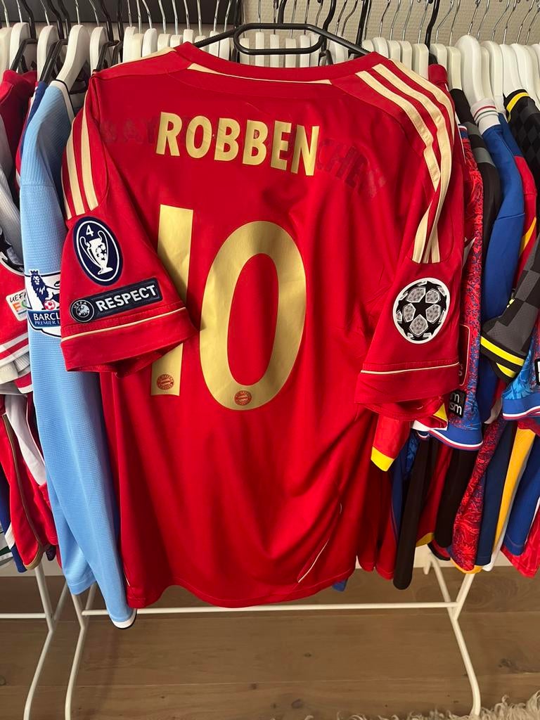 Arjen robben 2011/12 bayern munchen thuis shirt, Ophalen of Verzenden, Gebruikt, Buitenlandse clubs, Shirt