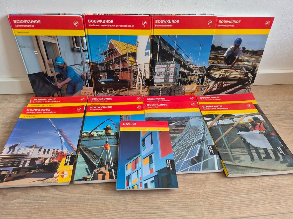 Studieboeken Bouwkunde - Complete set, Ophalen, Beta, Gelezen, HBO