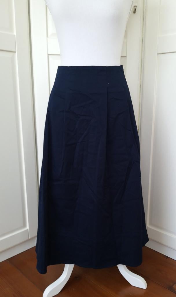 Geisha nieuwe blauwe a-lijn midi rok met striping, maat S 36, Kleding | Dames, Rokken, Geisha, Blauw, Nieuw, Ophalen of Verzenden
