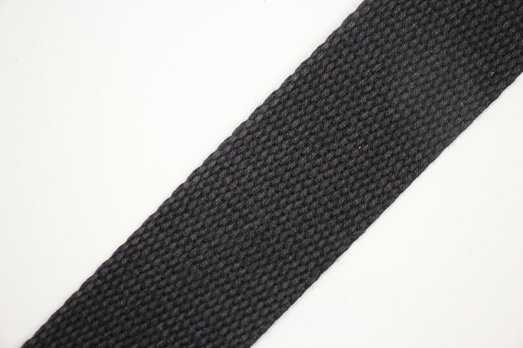 Uni basic zwart tassenband - 3cm #3974, Hobby en Vrije tijd, Naaien en Fournituren, Ophalen of Verzenden, Nieuw, Lint, Band of Elastiek