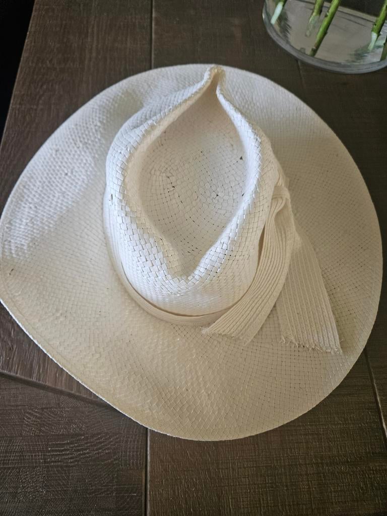 Nieuwe witte zomerhoed - Made in Italy, Kleding | Dames, Hoeden en Petten, Made in Italy, Ophalen of Verzenden, Nieuw, Hoed