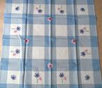 Rico kleed geborduurd met bloemen zie foto's, pasen, Ophalen of Verzenden, Nieuw, Blauw, Tafelkleed of Tafelzeil