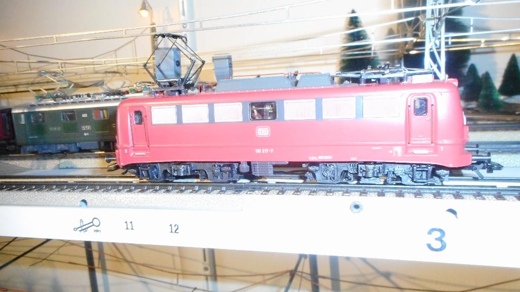 MARKLIN 3340 Duitse fraaie rode metalen eloc E 10/110 DB, Wisselstroom, Locomotief, Nieuw, Ophalen of Verzenden