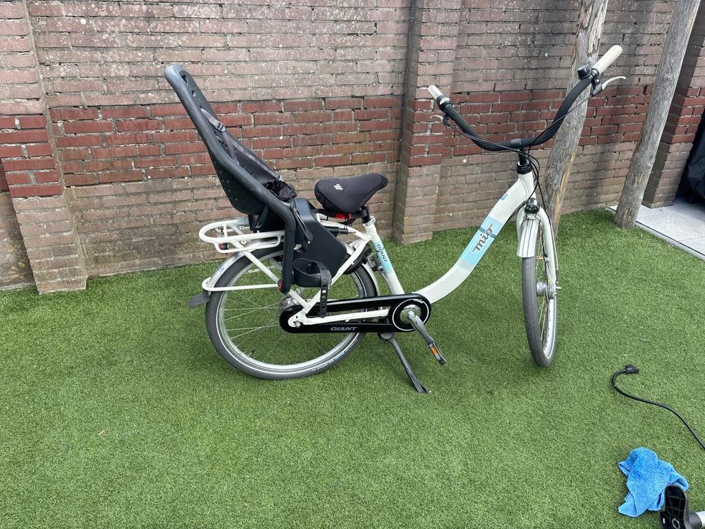 Giant Mio mamafiets met Yepp kinderzitje, Fietsen en Brommers, Gebruikt, Versnellingen, 50 tot 53 cm, 1 zitje
