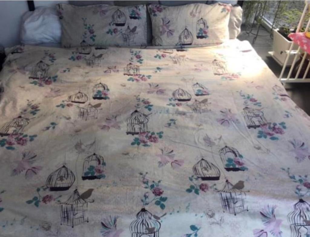 katoenen beddengoed 200x200cm dekbedovertrek kussenslopen, Overige kleuren, Dekbedovertrek, Tweepersoons, Ophalen of Verzenden