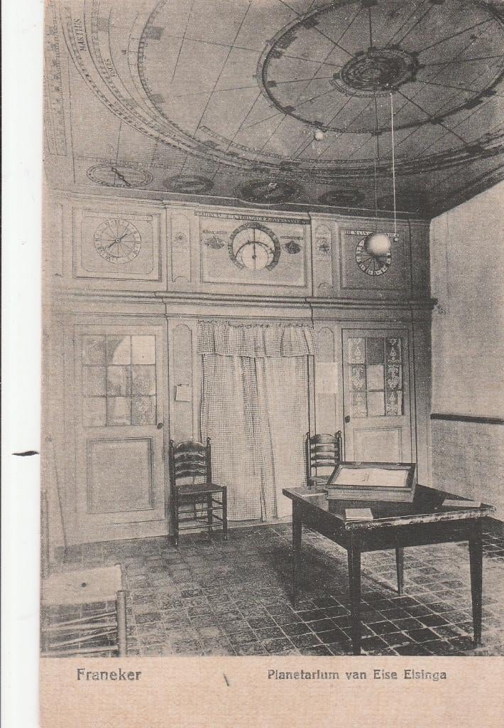 franeker- interieur planetarium, Ophalen of Verzenden, 1940 tot 1960, Friesland