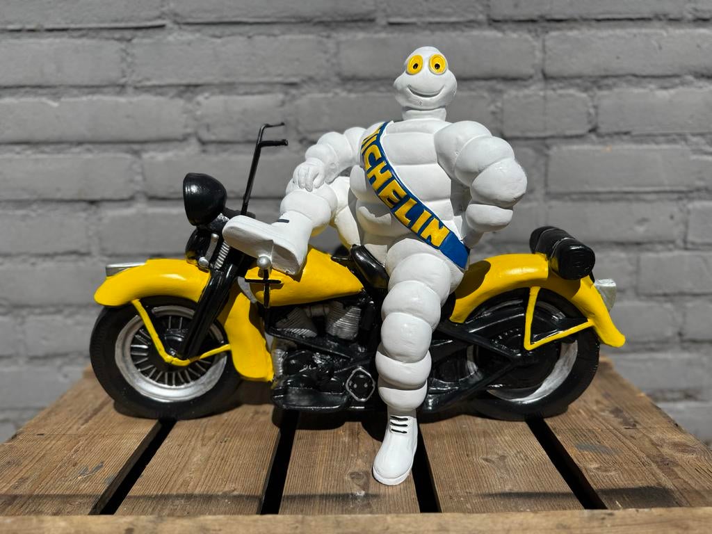 Michelin Bibendum op Motor - Decoratief Beeld, Ophalen, Zo goed als nieuw, Gebruiksvoorwerp