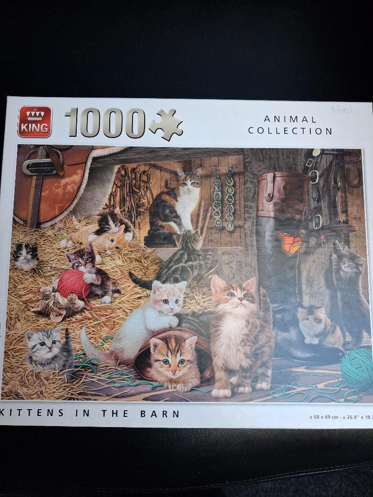 poezen puzzel, Ophalen of Verzenden, 500 t/m 1500 stukjes