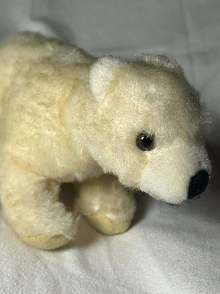 WWF ijsbeer pluche knuffel 19 x 11 cm, Overige merken, Stoffen beer, Ophalen of Verzenden, Zo goed als nieuw