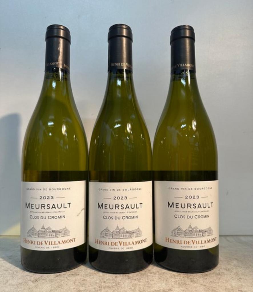 Meursault 2023 Bourgogne - Henri de Villamont, Verzamelen, Wijnen, Ophalen of Verzenden, Nieuw, Frankrijk, Witte wijn