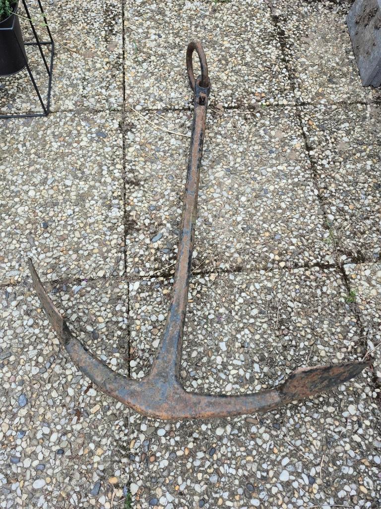 Antiek anker - Decoratief scheepsanker, Ophalen