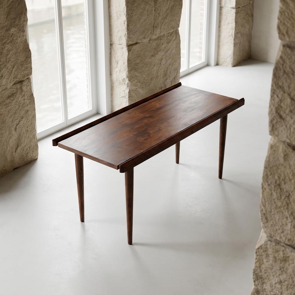 Salontafel Mid-Century jaren 50/60, Ophalen, Gebruikt, 50 tot 100 cm, Minder dan 50 cm