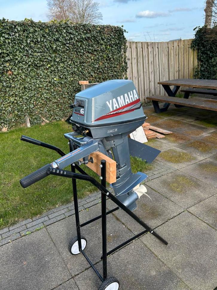 Yamaha 2 takt buitenboordmotor 6 PK, Watersport en Boten, Bootonderdelen, Gebruikt, Motor en Techniek, Motorboot, Ophalen