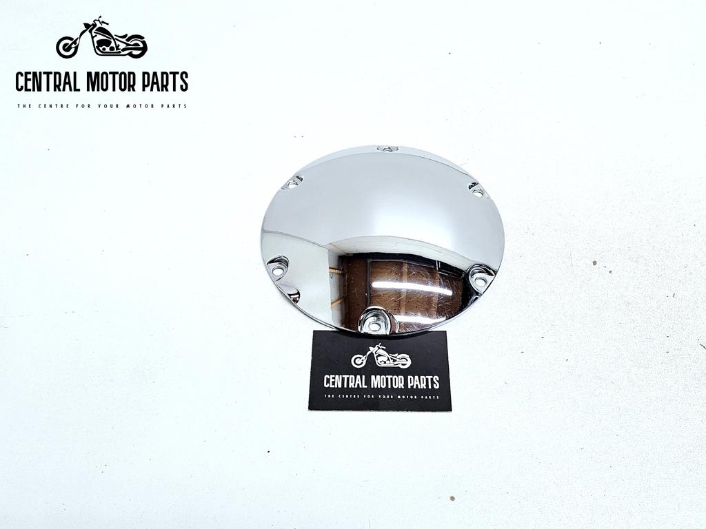 Chromen Derby cover Sportster XL 2004-2020, Motoren, Niet ingevuld, Gebruikt, Niet ingevuld, Ophalen of Verzenden