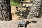Brocante - Statige antieke kandelaber, Louis XVI-stijl!, Ophalen of Verzenden, Koper of Brons