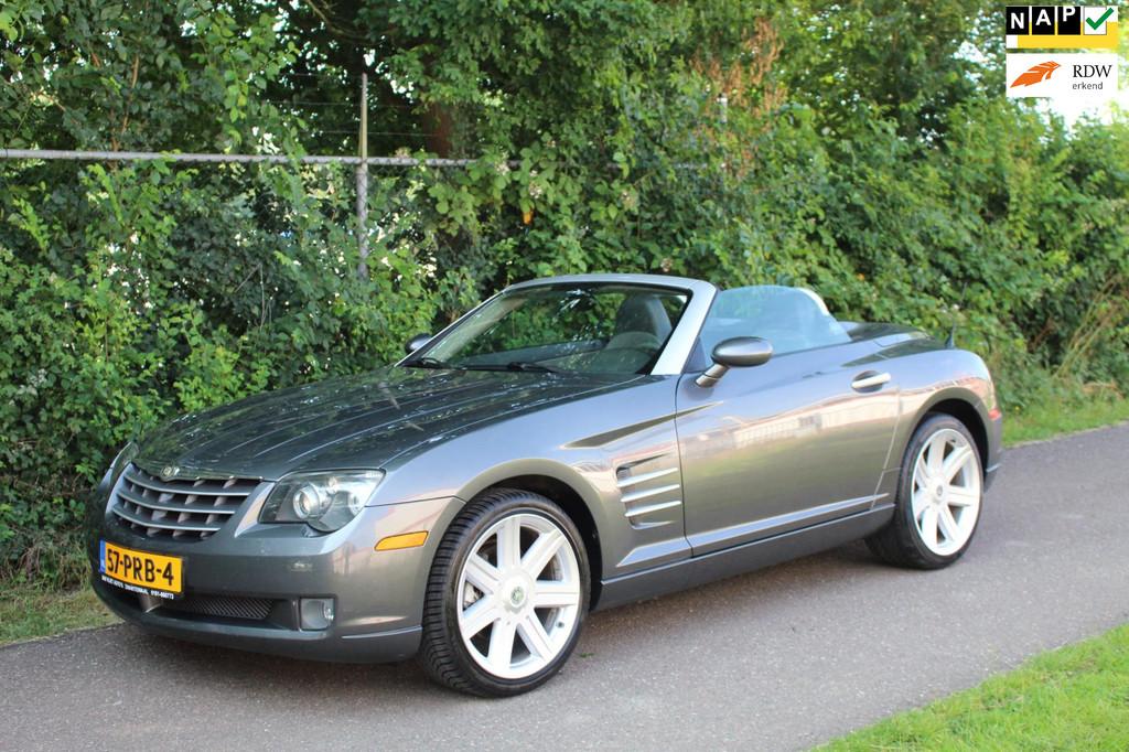 Chrysler Crossfire Cabrio 3.2 V6 Black Edition, Auto's, Chrysler, Stoelverwarming, Achterwielaandrijving, Gebruikt, Zwart
