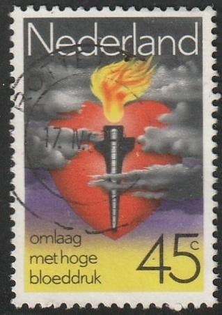 Nederland 1978 1162 Rode kruis 45c, Gest Rotterdam, Ophalen of Verzenden, Na 1940, Gestempeld