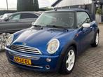 MINI Cabrio 1.6 Cooper Chili 2006 Blauw Historie (bj 2006), Gebruikt, Zwart, 4 cilinders, Cabriolet