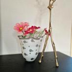 Prachtige design vaas Anker Iversen polkadot, Huis en Inrichting, Woonaccessoires | Vazen, Wit, Nieuw, Ophalen of Verzenden, Glas