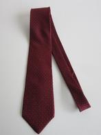 Liberty of London bordeaux rode zijden stropdas met rozetjes, Ophalen of Verzenden, Zo goed als nieuw, Liberty of London, Met patroon