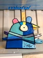 Kleurrijke Vogel Sculptuur van Jacqueline Schäfer, Antiek en Kunst, Ophalen of Verzenden