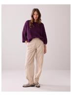 Summum boucle trui L/40, Maat 38/40 (M), Summum, Paars, Ophalen of Verzenden