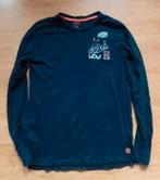 Donkerblauwe Hema longsleeve met print maat 158/164, Kinderen en Baby's, Kinderkleding | Maat 158, Ophalen of Verzenden, Zo goed als nieuw