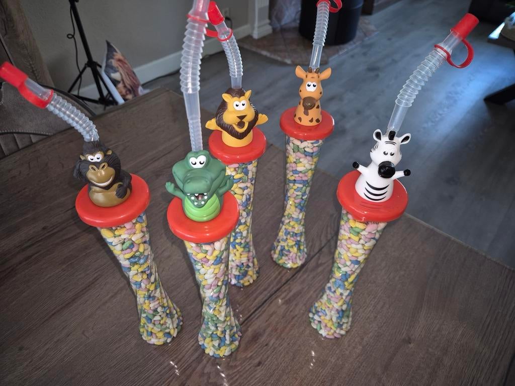 Slush bekers 350 ml. Gevuld met gepofte rijst., Ophalen of Verzenden, Nieuw, Jongen of Meisje