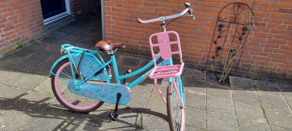 Popal meisjesfiets 22 inch, Fietsen en Brommers, Ophalen, Gebruikt, 22 inch