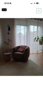 Bouclé / teddy fauteuil, Ophalen of Verzenden, Zo goed als nieuw, Eenpersoons, Minder dan 150 cm